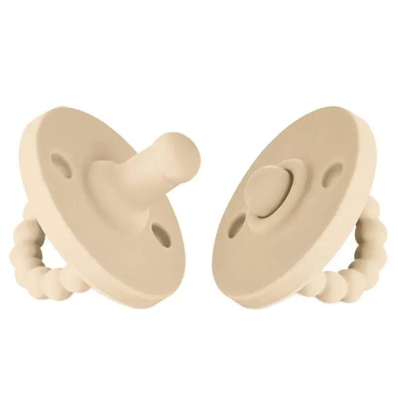 Cute DIY Silicone Baby Pacifier Chain Newborn Teething Soother Holder Anti-drop Chains Infants Molar Chew Toy Shower Gifts