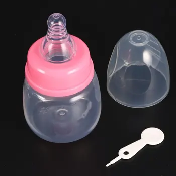 

Infant Baby Feeding 0-18 Months Feeder 60ML PP Nursing Juice Milk Mini Hardness Bottle Baby Bottles And Nipples Brand New