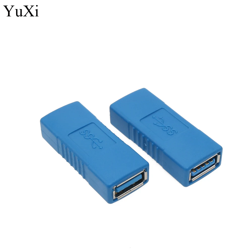 

USB 3.0 Type A Female to A Female Connector Adapter USB3.0 AF to AF Coupler F/F Gender Changer Extender Converter for Laptop