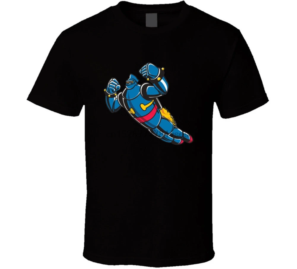 Gigantor Футболка мужская футболка робот аниме мультфильм Tetsujin 28 Go Графический