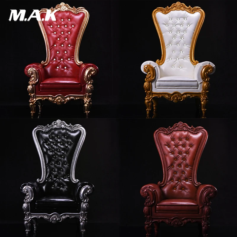 Hot Figure Accessory Furniture 1:6 Scale European Queen Sofa Chair Model W Crystal Sofa Model Toys