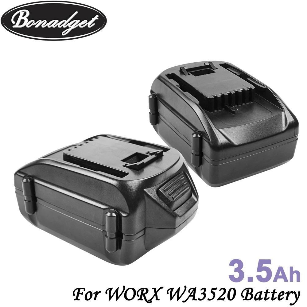Сменный литий ионный аккумулятор Bonadget 20 в 3500 мАч для WORX WA3525 WA3742 WG155 WG160 WG255 WG545 WA3520