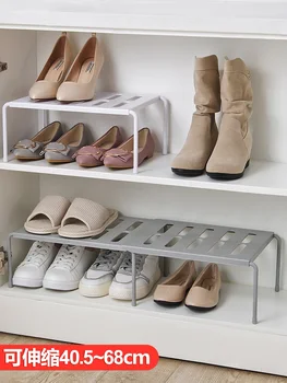 

Household Simple Layered Shoe Rack Provincial Space Shelf Living Room Dormitory Plastic Shoes Slipper Storage Rack