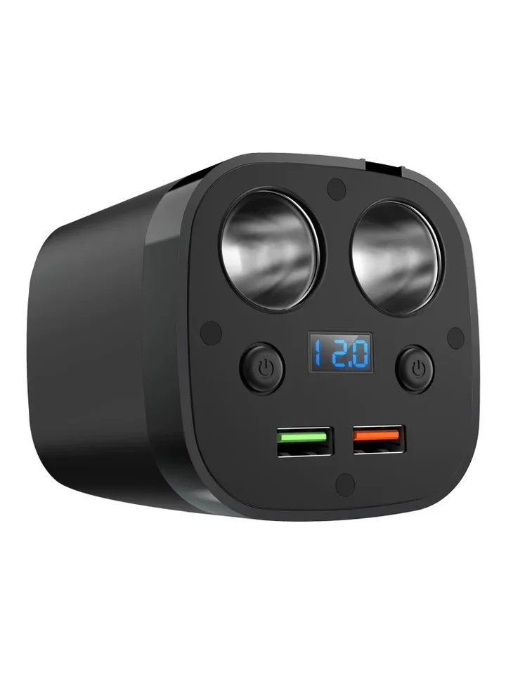 

Cigarette Lighter Conversion USB Car Charger Cup 4-Head 2 USB Fast-Charging Car 12v3. 1aqc3. 0 Car Mounted Charger Barrel