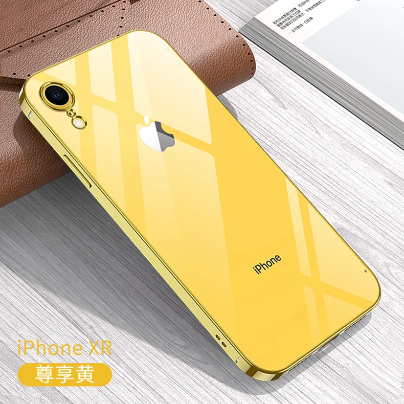 iphone 12 pro max silicone case Square Transparent Case For iPhone XR Plating Silicon Clear Accessories Cover For iPhone 11 13 Pro Max XS 12 Mini 7 8 Plus Case iphone 12 pro max case