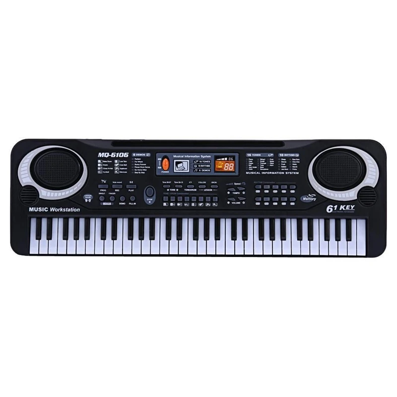  MQ 61 Keys Digital Music Electronic Keyboard Key Board Electric Piano Children Gift Eu Plug