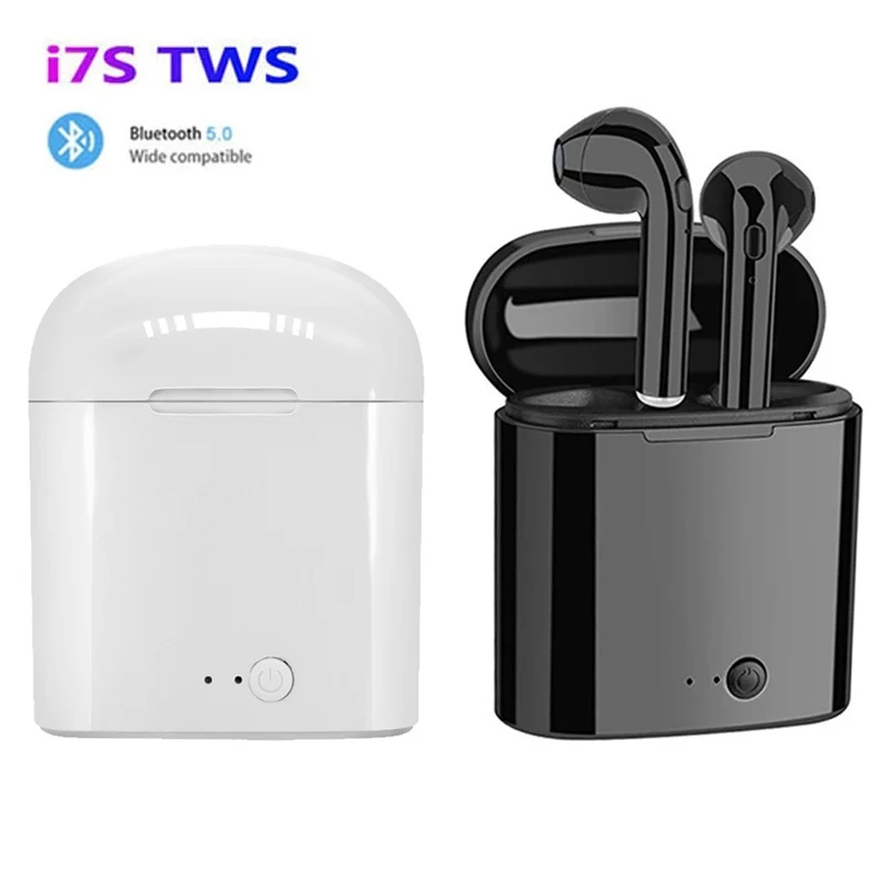 Беспроводные наушники i7s TWS bluetooth 5 0 водонепроницаемые спортивные