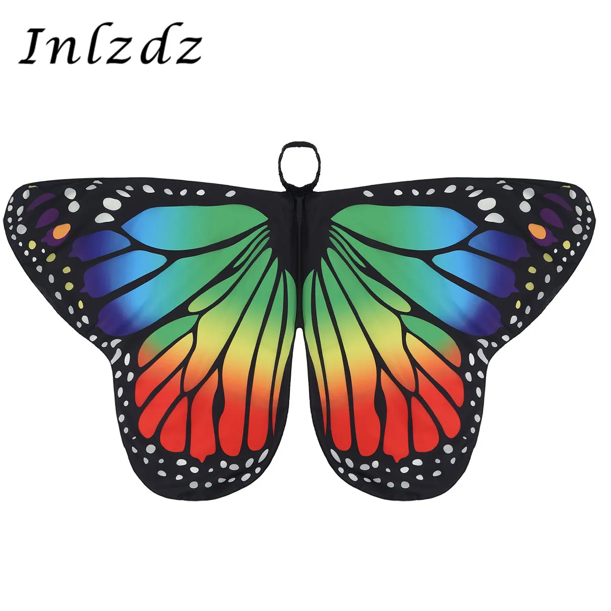 Kids Girls Butterfly Wings Cape Costume Accessory for Belly Dance Fairy Dress Up Pretend Play Party Favors Colorful Vivid | Тематическая