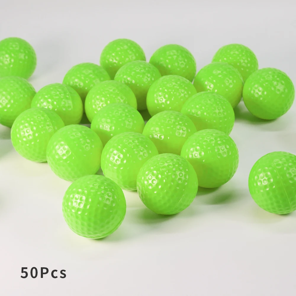 Foam Green 50Pcs 50 шт. пены Eva воздушный поток полый практика мячи для гольфа мячи для тренировок для гольфа на открытом воздухе в помещении установка зеленая цель задний двор качели игры - Цвет: Foam Green 50Pcs