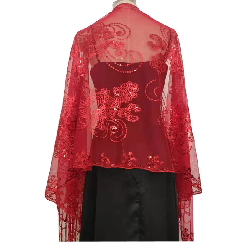 blue dress for baby girl Red Luxury Velvet Black Shawl Pakistani Wedding Dress – Nameera by Farooq