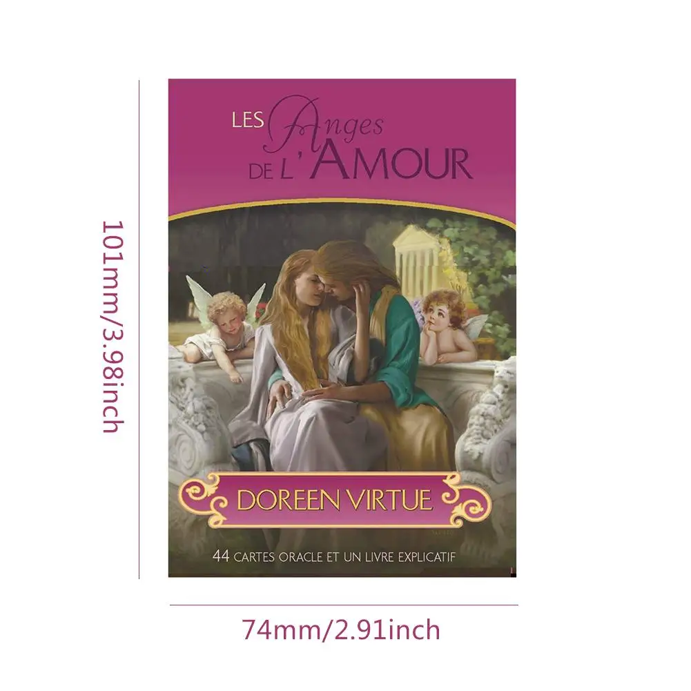 English Romance Angels Oracle Tarot Cards Read Fate Board Game Playing Card Deck Games For Family Party Personal Entertainment