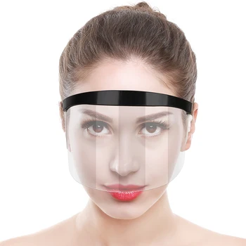 

Barber Protection Shield Adjustable Face Shield Transparent Face Cover Hair Salon Hairspray Mask Eye Face Hair Cut Eye Protector