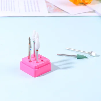 

1 Set Creative Tungsten Steel Nail Cuticle Drill Head Professional Manicure Drill Grinding Head Kit Polishing Tool for Home Salo