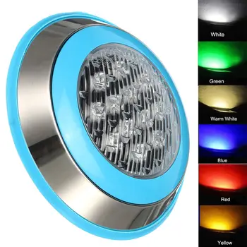 

Swimming Pool Lamp RGB Underwater Light LED Swimming Pool Spa IP68 Waterproof Lamp 12v / 24v 12w