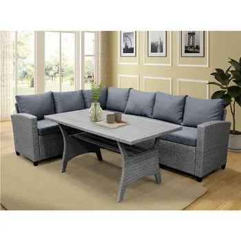 

Light Luxury Furniture Set Is Suitable for The Combination Sofa Set in The Backyard Beside The Terrace and Swimming Pool Modern