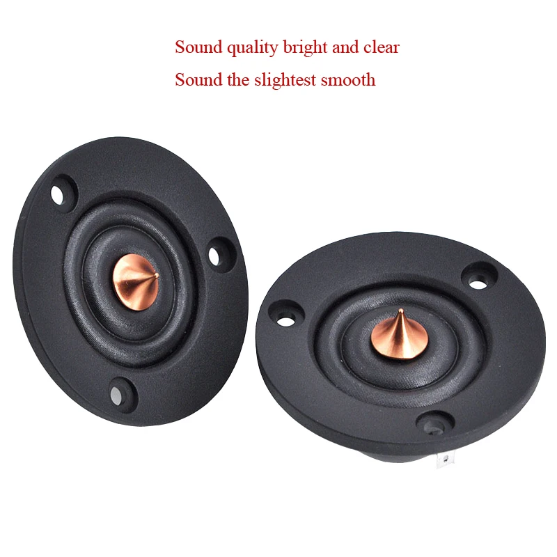 MAYUJIAA 2Pcs 25-core 25W B7 Pure Silk Film Magnet Dome Tweeter Treble Speaker Loudspeaker Diaphragm Qm321 53830 - View #10