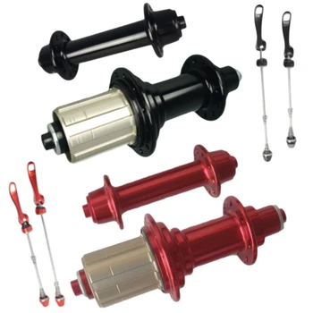 

Powerway R13 Road Bike Hub 16/20 18/20 18/21 20/20 20/24Holes Road Hub bearing Hub include the quick release skewers