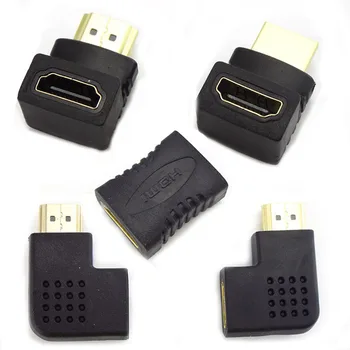 

HDMI Cable Connector Adapter 270 90 Degree Angle HDMI Male to Female Converters for 1080P HDTV Cable Adaptor Extender A7
