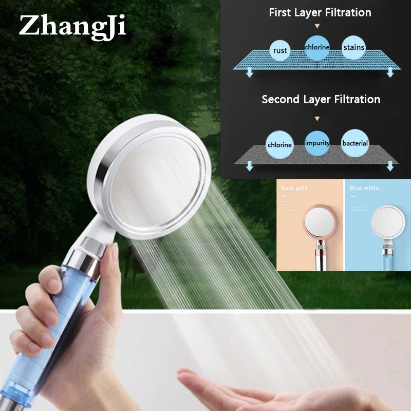 Flash Sale Stop-Switch Shower-Head 2-LAYER-FILTER Water-Saving High-Pressure Zhangji with 10cm Skin-Care rZKemwKZK