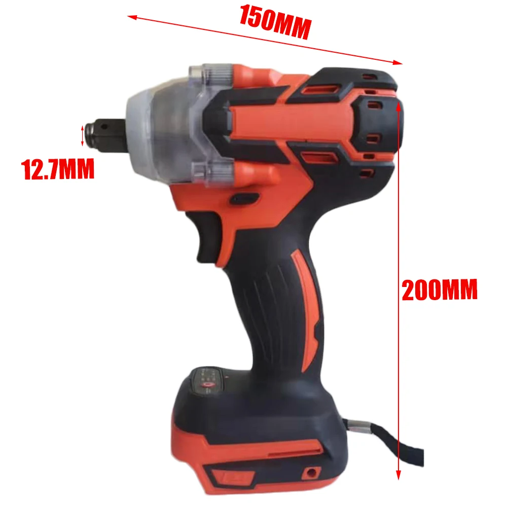 

18V Electric Brushless Impact Cordless Wrench 520Nm Torque For Makita Battery