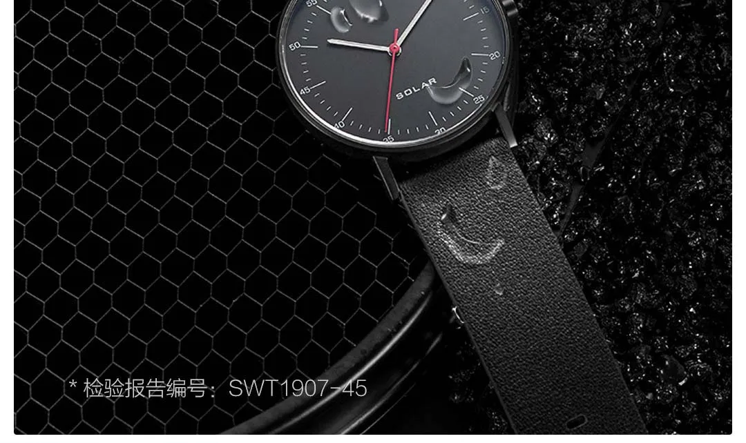 Новые фотодинамические часы Xiaomi TwentySeventeen легко преобразуют видимый свет тонкий дизайн синтетический сапфировый кристалл