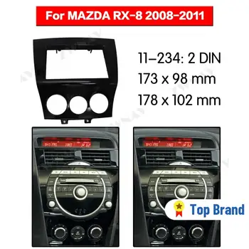 

Car multimedia Player frame For 2008 2009-2011 Mazda RX8 2 DIN CAR Auto AC Black LHD RHD Auto Audio Radio stereo GPS NAVI fascia