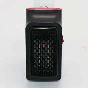 

Fan Socket Heater: Mini Fan Socket Heater with Timer, Multi-Speed Levels, 350 W
