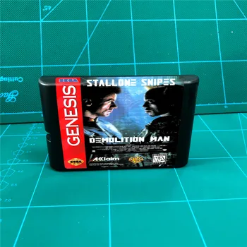 

Demolition Man - 16 bit MD Games Cartridge For MegaDrive Genesis console