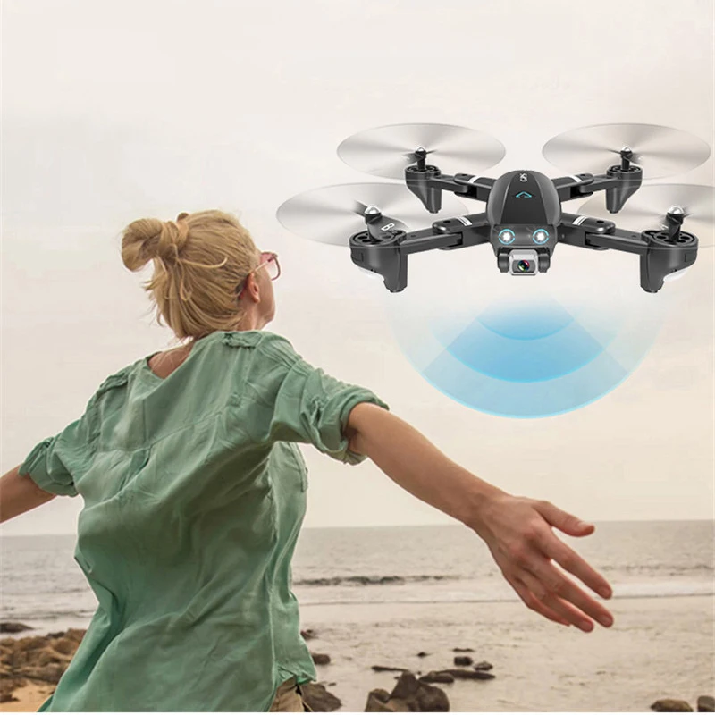 Радиоуправляемый Дрон s167 4K HD камера Gps дроны Wi Fi FPV 1080P Квадрокоптер без сигнала