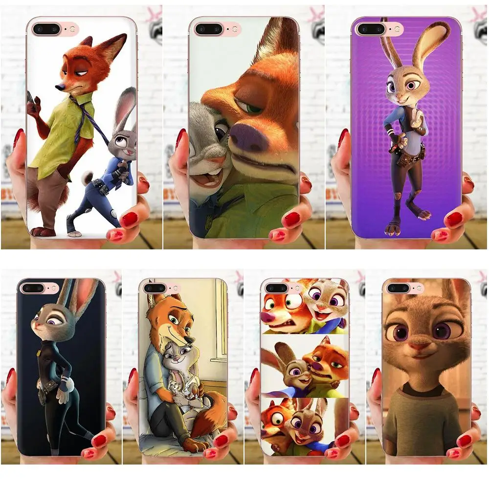 Безумный город животных для Apple iPhone 4 4s 5 5C 5S SE 6 6S 7 8 11 Plus Pro X XS Max XR высокое качество