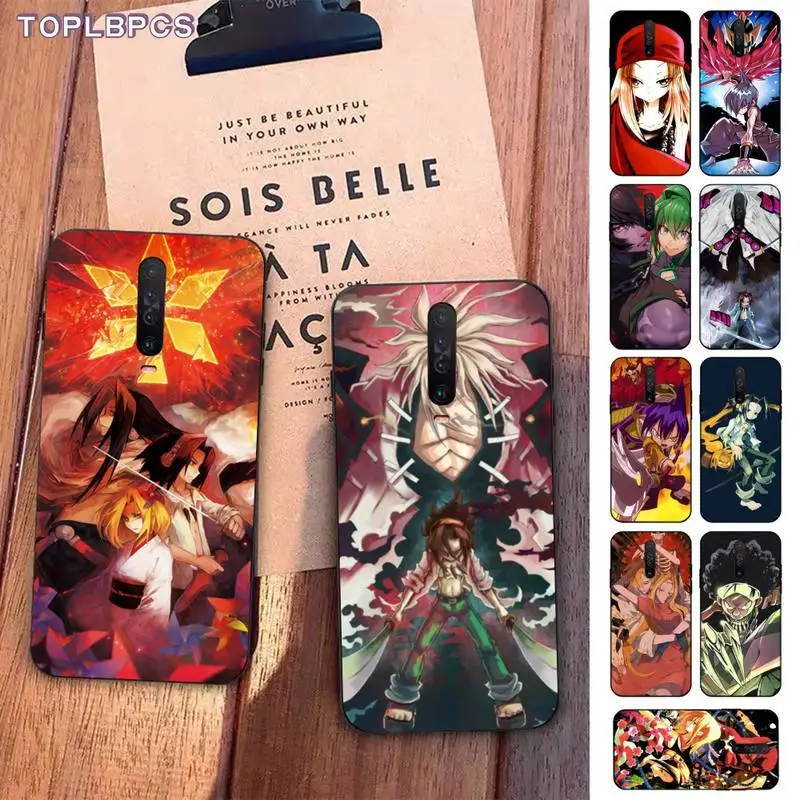 TOPLBPCS аниме Shaman King мягкая черная фотография для RedMi 8 9 4X 5 plus 6 pro GO 7 8A s2 K20 | Мобильные