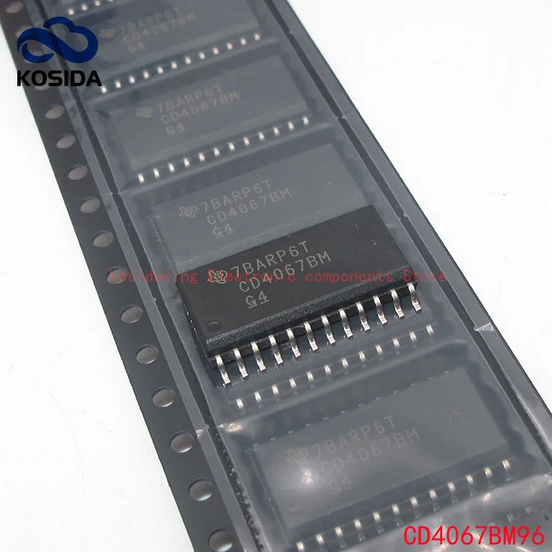 1-10PCS CD4067BM CD4067BM96 CD4067 SOP24 Logic chip Analog multiplexer IC New and original | Электронные компоненты и