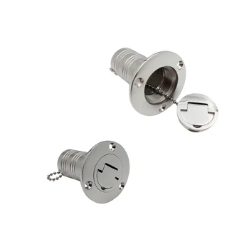 

Boat Fuel Deck Fill/ Filler with Keyless Cap Marine 316 Stainless Steel Hardware for Boat Yacht Caravan