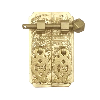 

Brass Chinese Cabinet Handles Retro Wine Cupboard Knob Bookcase Door Handle Furniture Accessory