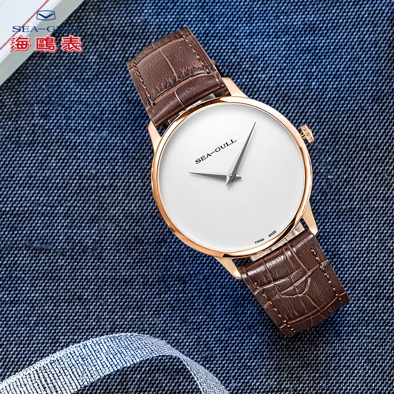 

Seagull men's automatic mechanical watch simple dial watch double needle watch automatic watch men watches mens 2019 819.18.6011