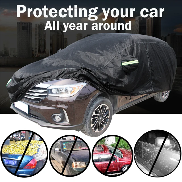 Hatchback L Waterproof Dustproof Car covers for Volkswagen Polo VW Golf 4 5  6 7 Opel Astra H J G Chevrolet Aveo Sail Accessories