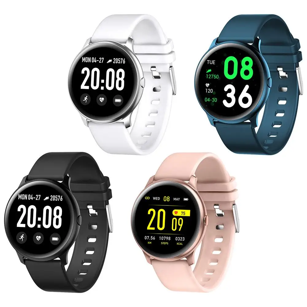 Смарт-часы KW19, спортивный смарт-браслет, кровяное давление, кислород, пульсометр, монитор сна, напоминание о сообщениях для Android IOS