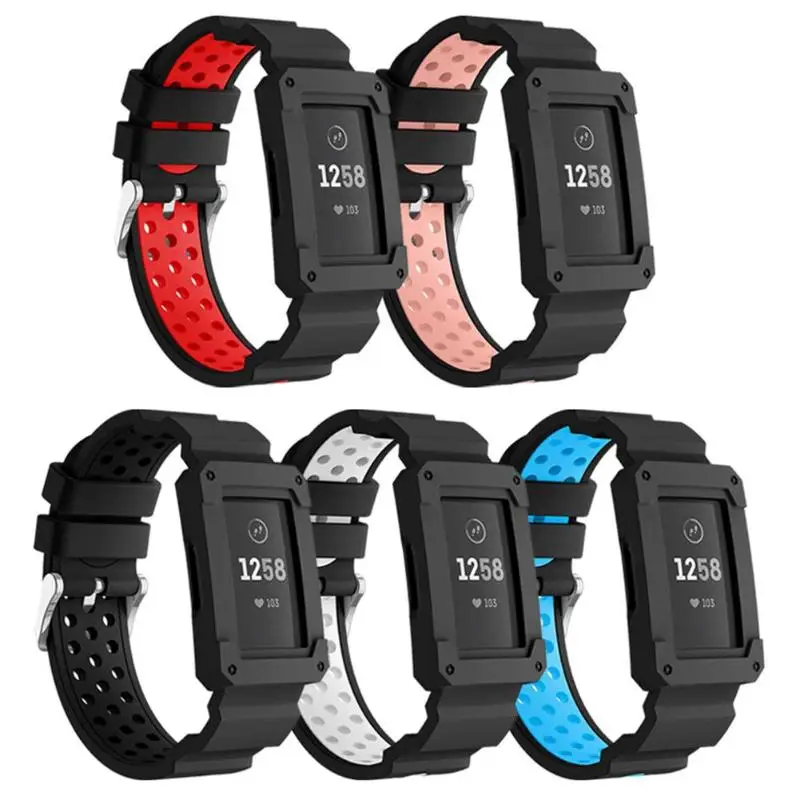 Силиконовый браслет сменный ремешок для Fitbit Charge 3 часов Ремешок Smart Wacth