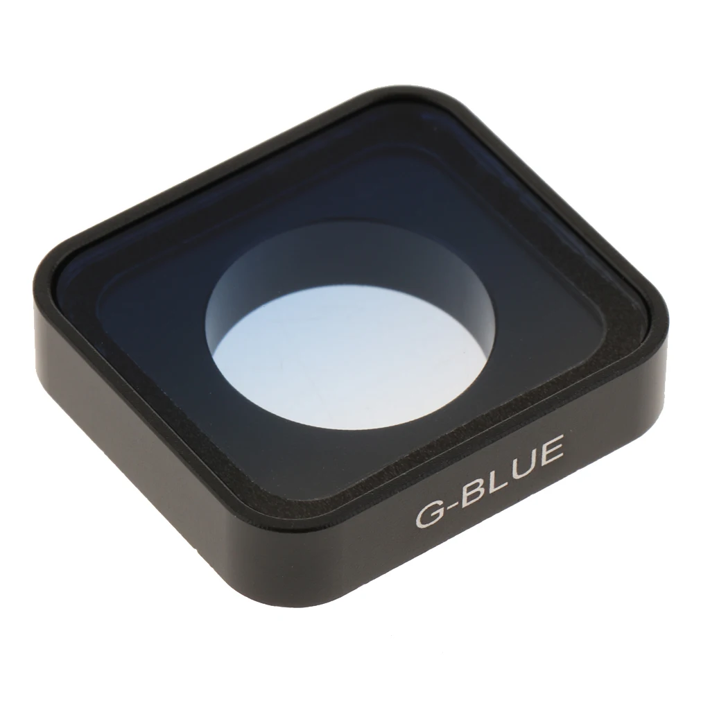 Blue HD UV фильтр объектива Защитная крышка Замена для GoPro Hero 7 5 6 - Color: Blue
