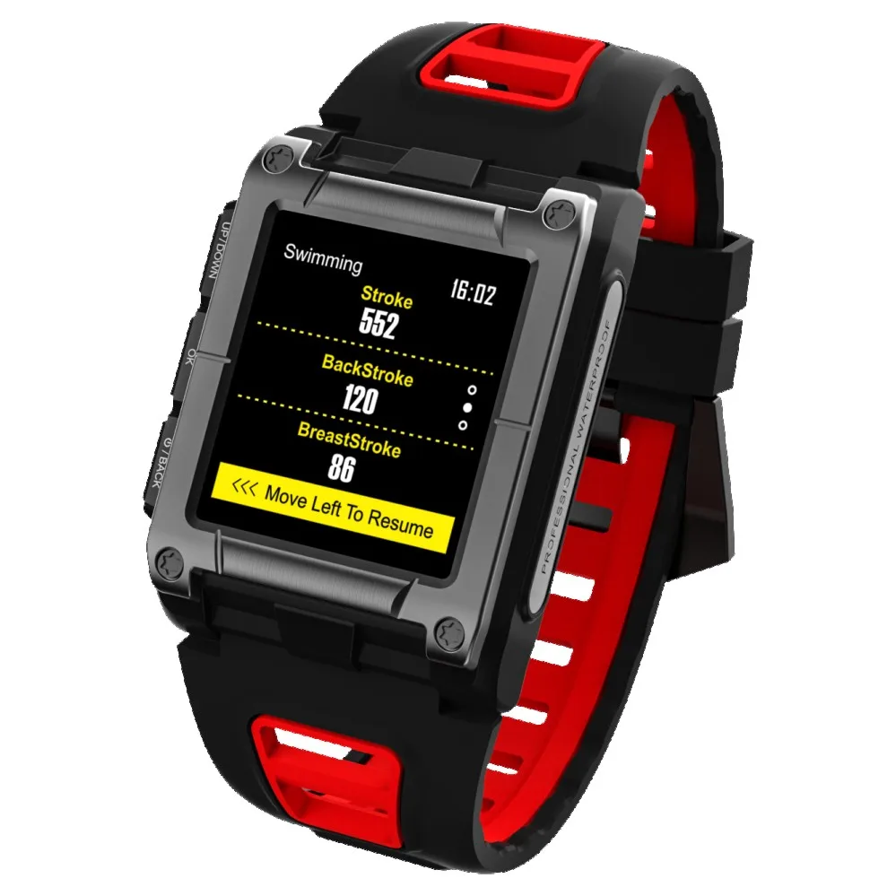 swimming watch with heart rate monitor