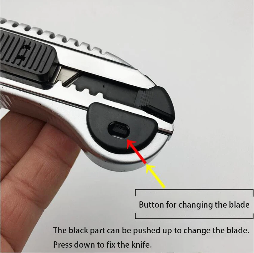 Сверхмощный Универсальный нож 18 мм для хранения с 5 лезвиями защелкивающийся выдвижной бумажный ящик резак ключ для ремонта объективов