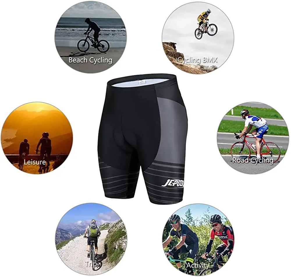 Men's 3D Gel Padded Cycling Shorts Bike Vortex
