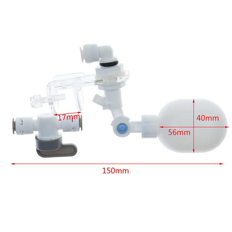1PC Aquarium Water Filler Auto-top-Off System Adjustable Float Valve Mounting for Aquarium Auto Water Filler Controller fish tank water filler,float ball valve