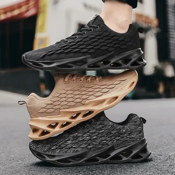 

Fashion Urban Outdoor Men's Casual Shoes Comfortable Breathable Sneakers for Men High Quality Non-slip Walking Shoes Trend Flats