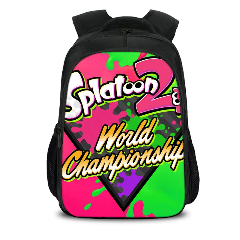 Style 10 15,7 дюймов Splatoon игра Аниме мальчики девочки школьная сумка Книга сумка рюкзак дети студентов Mochila обратно в школьный подарок - Цвет: Style 10