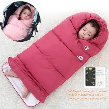 

Baby Sleeping Bag Newborn Slaap Sack Down Cotton Winter Warm Swaddle Wrap Swaddling Stroller Wrap Toddler Sleeping Bags 0-2Y