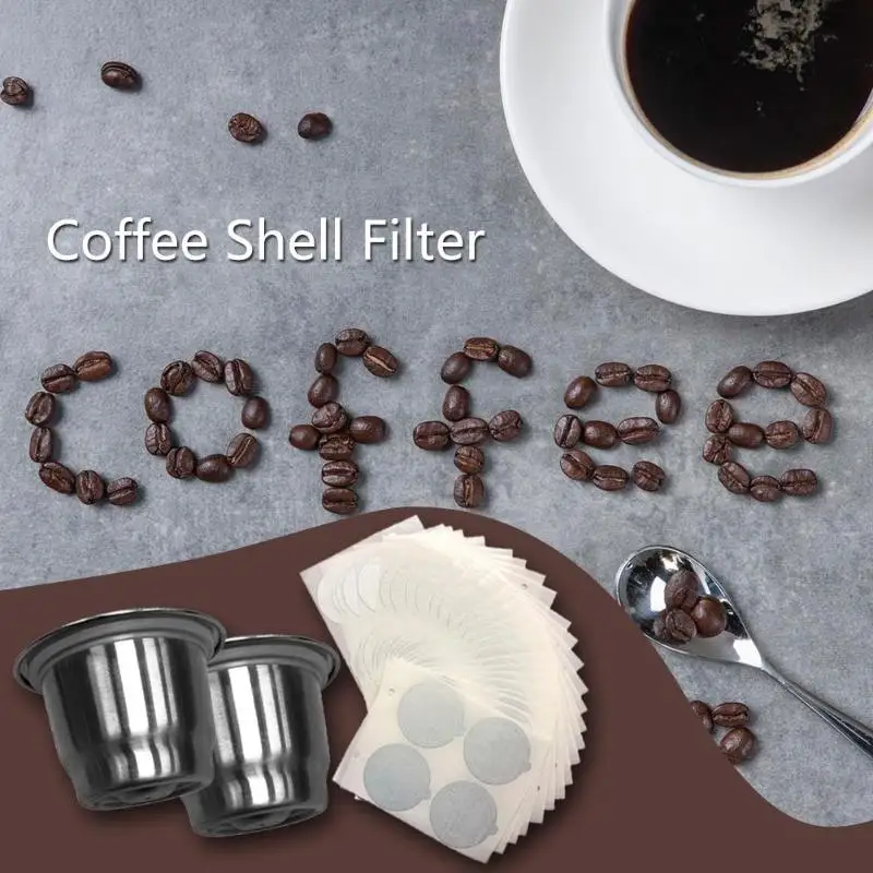 Stainless Steel Reusable Coffee Capsule Cup Strainer Filter for Nespresso High Quality Coffee Accessory