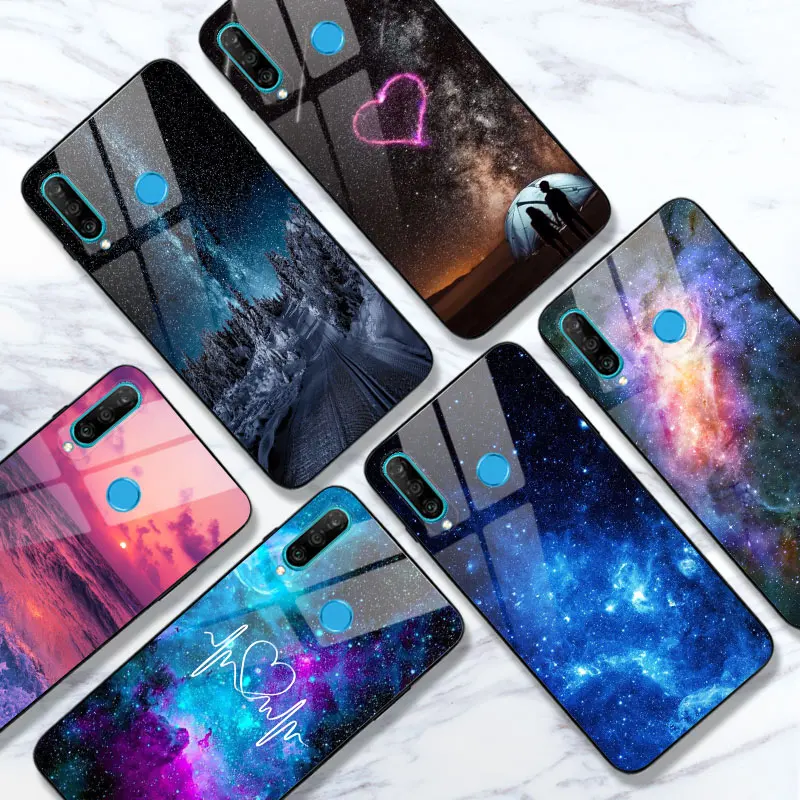 Глянцевый чехол для Huawei P20 P30 P40 Pro Lite e P Smart 2019 Z 2020 роскошный мягкий силиконовый |