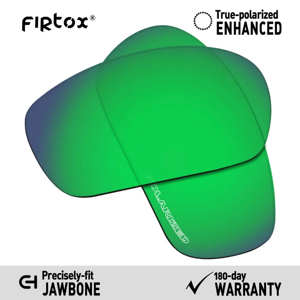 Firtox анти-Морская вода поляризованные Сменные рассеиватели для-Oakley Jawbone Солнцезащитные очки(срок службы линзы только)-несколько Цвета - Цвет линз: Green-Anti Salt