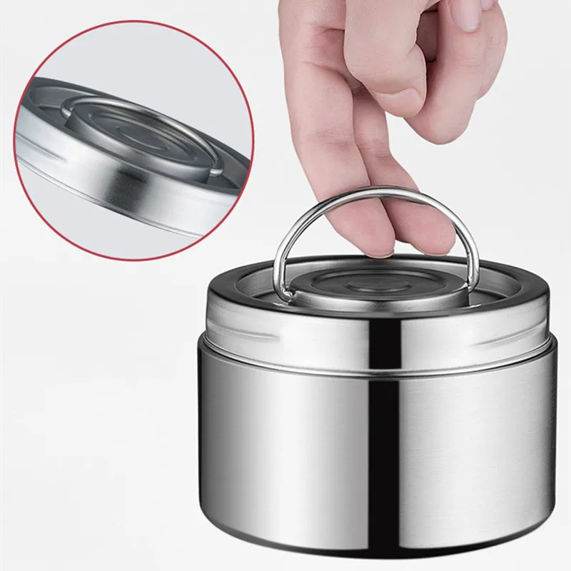 Contenitore Portapranzo Termico 2 Strati In Acciaio Inox - Impilabile E A Prova Di Perdite, Verde